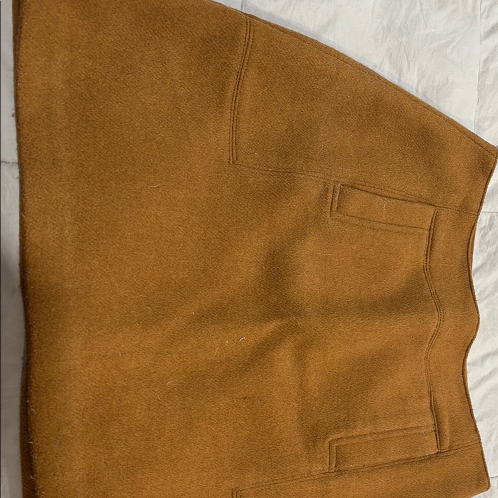 LOFT Tan Midi Skirt